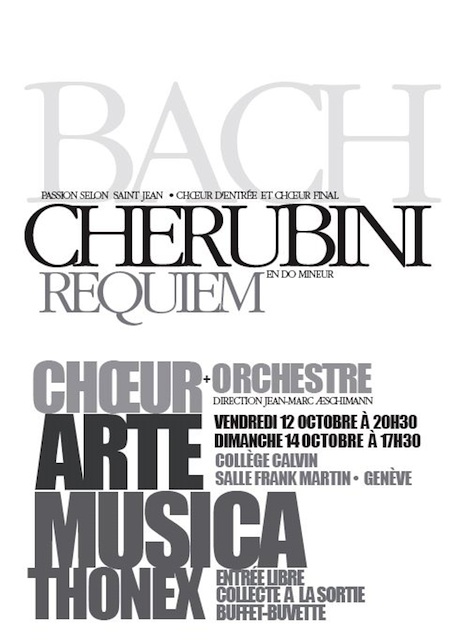 Affiche du concert Arte Musica 2007